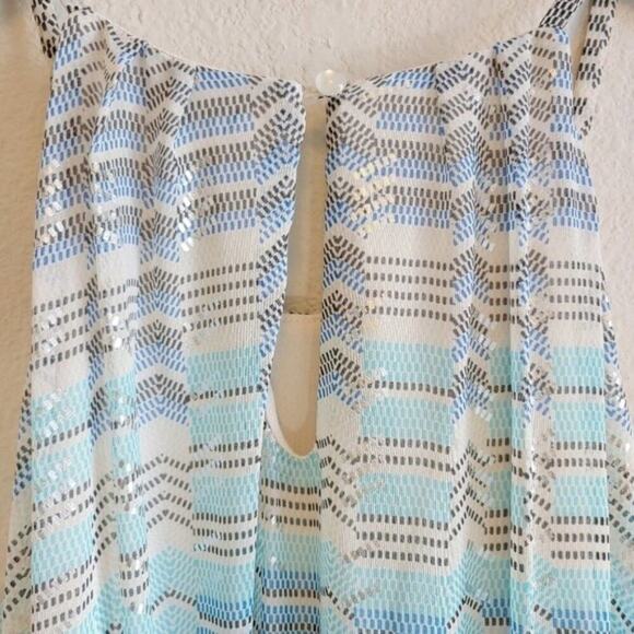 Lily Rose Maxi Dress Halter Boho Sz L - Picture 8 of 11